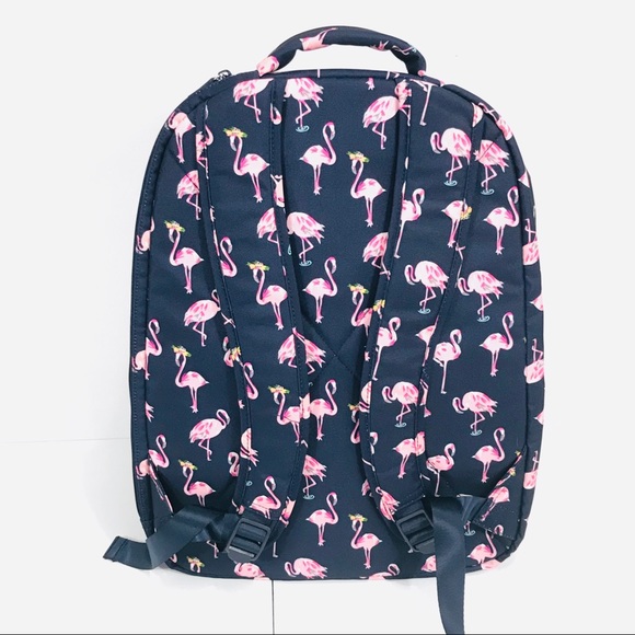 Vera Bradley Bags Vera Bradley Flamingo Backpack Navy Blue Pink Poshmark